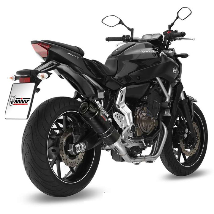 Ligne complète Mivv GP Carbone (Y.045.L2SC) YAMAHA MT-07