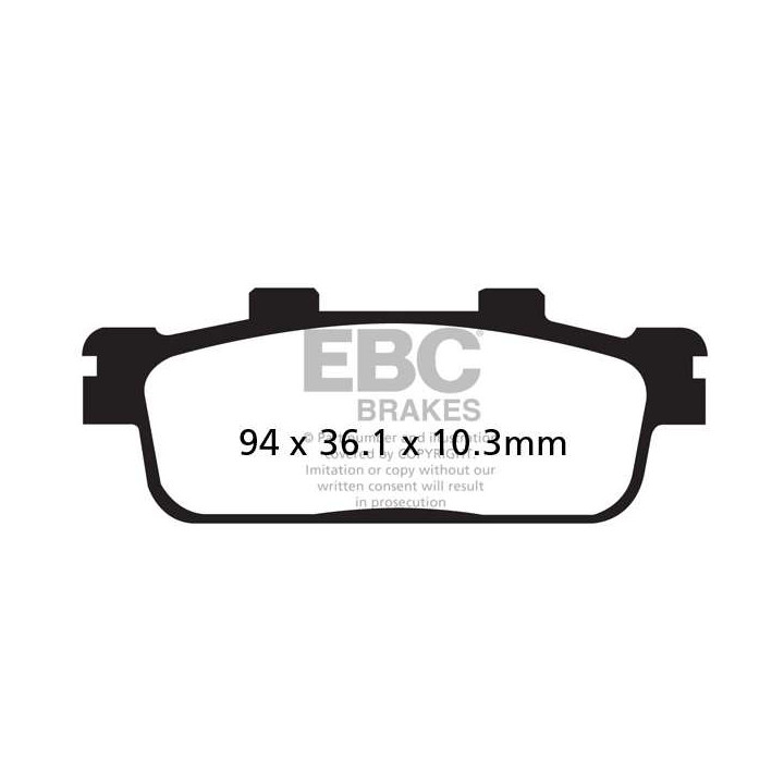 Plaquettes de frein carbone EBC SFAC427