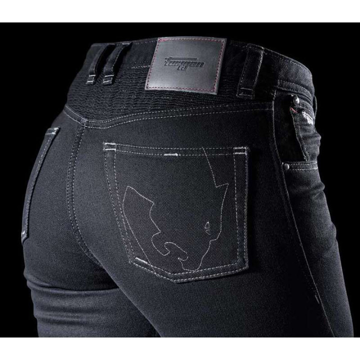 Women's motorcycle jeans Furygan LADY PURDEY EVO SLIM Black