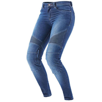 Jean moto femme Furygan LADY PURDEY EVO SLIM Bleu