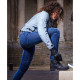 Women's motorcycle jeans Furygan LADY PURDEY EVO SLIM Blue