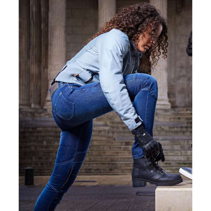 Women's motorcycle jeans Furygan LADY PURDEY EVO SLIM Blue