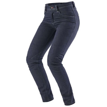 Jean moto femme Furygan NIKITA X KEVLAR MOM FIT DARK BLUE