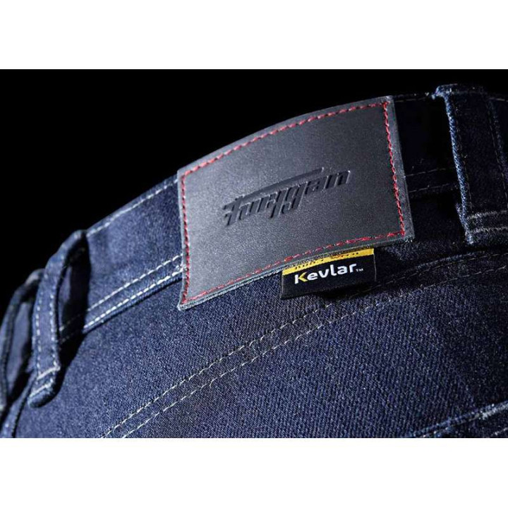 Jean moto femme Furygan NIKITA X KEVLAR MOM FIT DARK BLUE