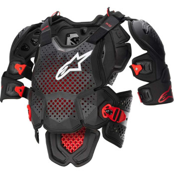 Plastron de protection Alpinestars A-10 V2 ANTHRACITE BLACK RED Plastron de protection Alpinestars A-10 V2 ANTHRACITE BLACK RED
