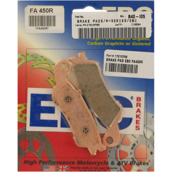 Plaquettes de frein sinter EBC FA450R