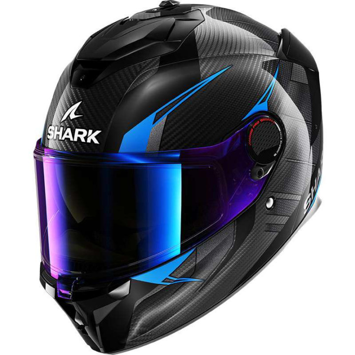 Shark SPARTAN GT PRO CARBON KULTRAM motorcycle helmet Black/Blue