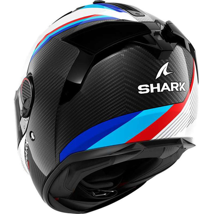 Shark SPARTAN GT PRO CARBON DOKHTA motorcycle helmet White/Blue