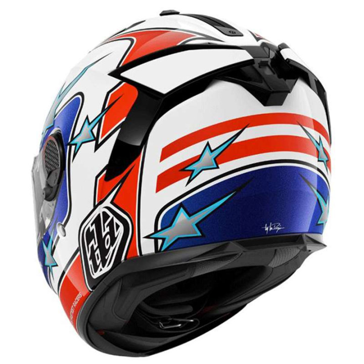 Shark SPARTAN GT FLAGSTAFF motorcycle helmet Blue/White/Red Shark SPARTAN GT FLAGSTAFF motorcycle helmet Blue/White/Red