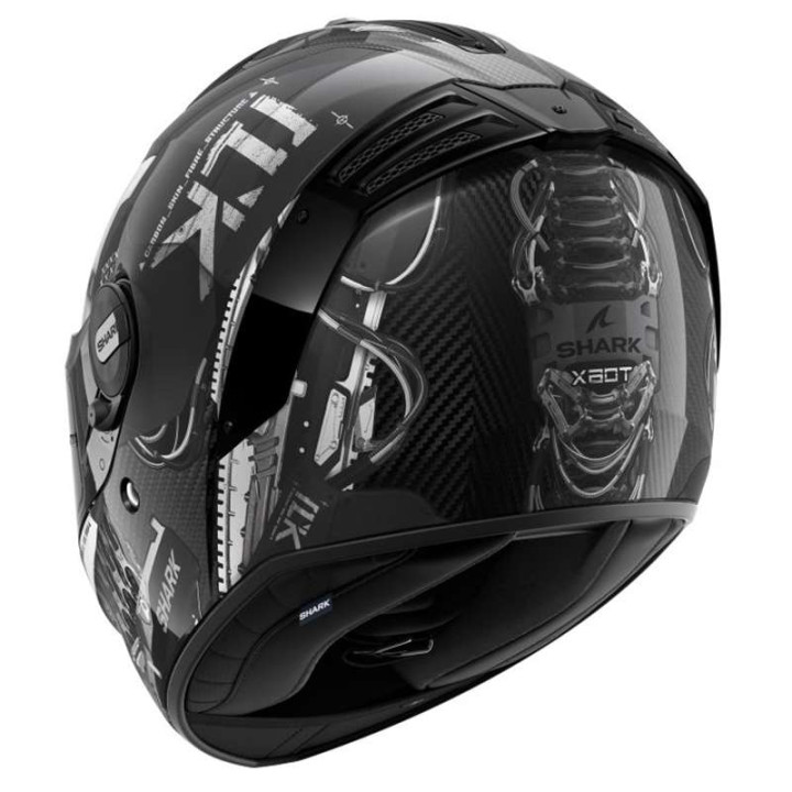 Shark SPARTAN RS CARBON XBOT motorcycle helmet Black/Silver