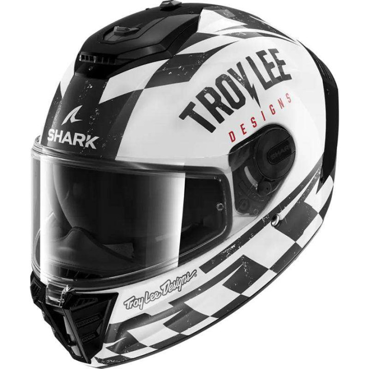 Casque moto Shark SPARTAN RS RACESHOP Noir/Blanc