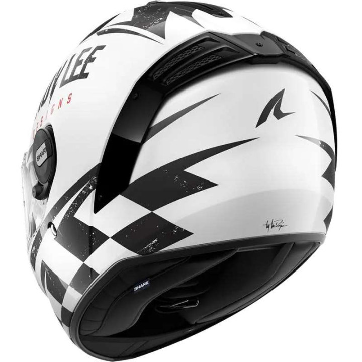 Casque moto Shark SPARTAN RS RACESHOP Noir/Blanc