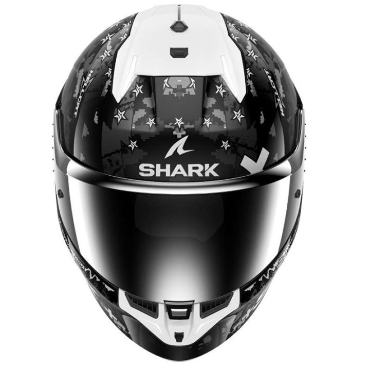 Shark SKWAL i3 HELLCAT motorcycle helmet Black/Chrome/Silver