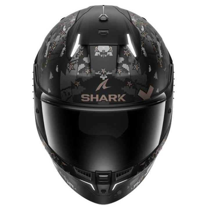 Shark SKWAL i3 HELLCAT motorcycle helmet Black/Chrome/Anthracite