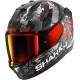 Shark SKWAL i3 HELLCAT motorcycle helmet Black/Chrome/Red