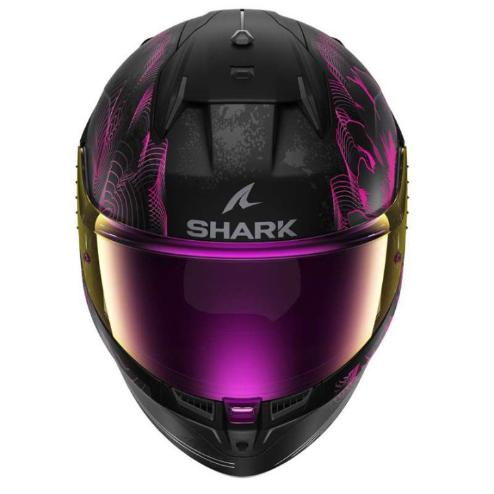 Shark D-SKWAL 3 MAYFER Motorcycle Helmet Black/Violet/Anthracite