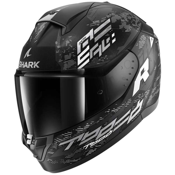 Shark RIDILL 2 MOLOKAI motorcycle helmet Matte black/Silver