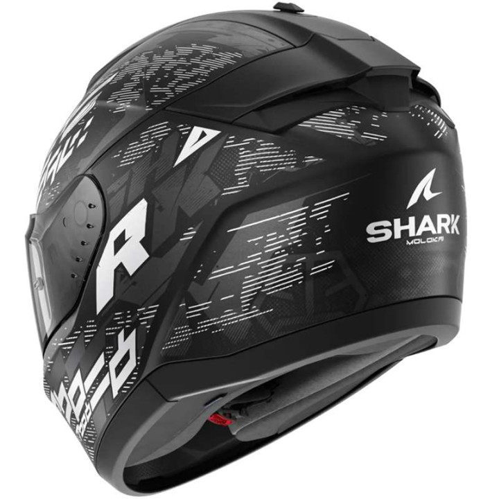 Shark RIDILL 2 MOLOKAI motorcycle helmet Matte black/Silver