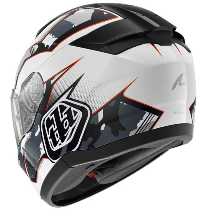 Shark RIDILL 2 MATRIX CAMO motorcycle helmet White/Silver/Red