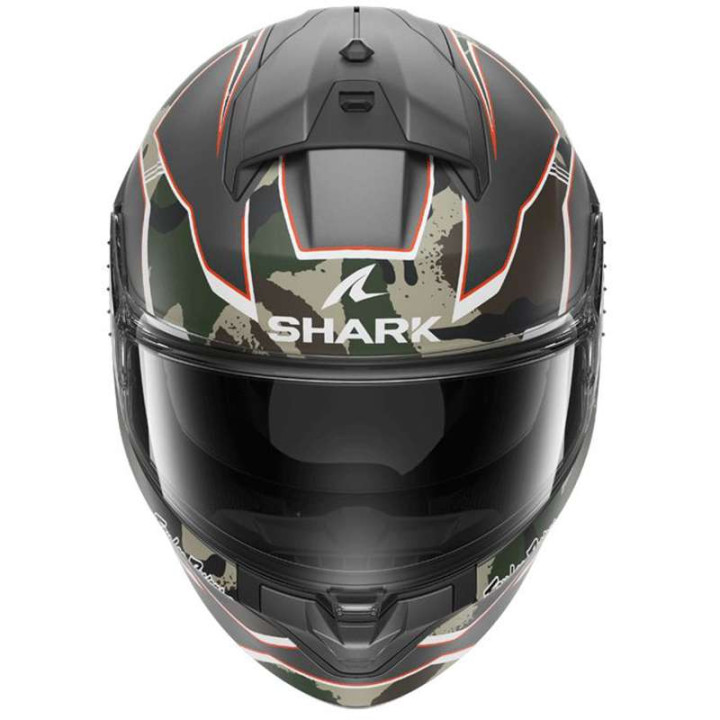 Shark RIDILL 2 MATRIX CAMO motorcycle helmet Anthracite/Green/Black