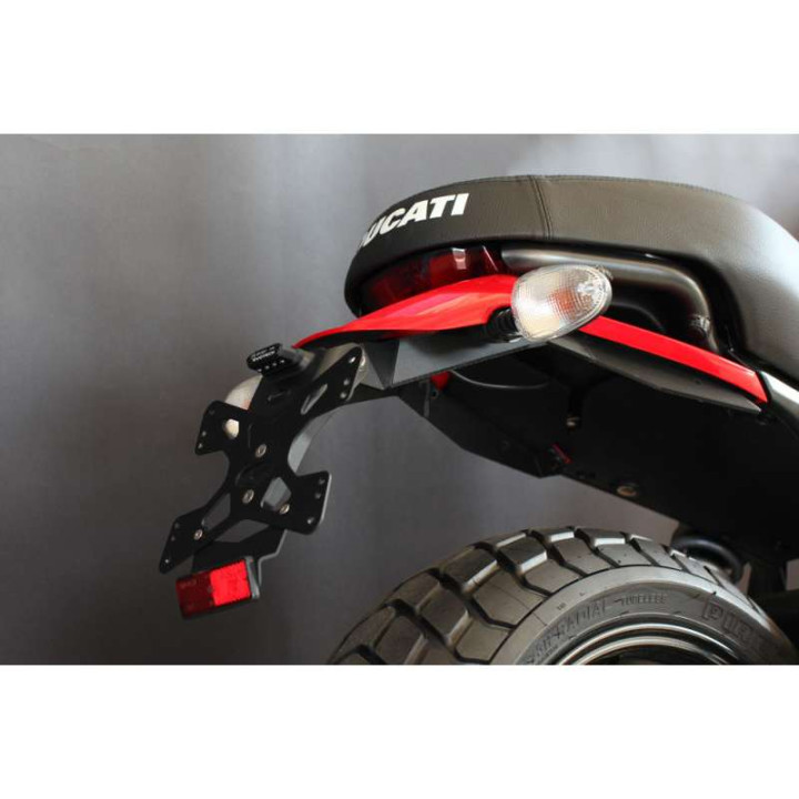 Support de plaque Evotech (ESTR-0816-K1) DUCATI SCRAMBLER