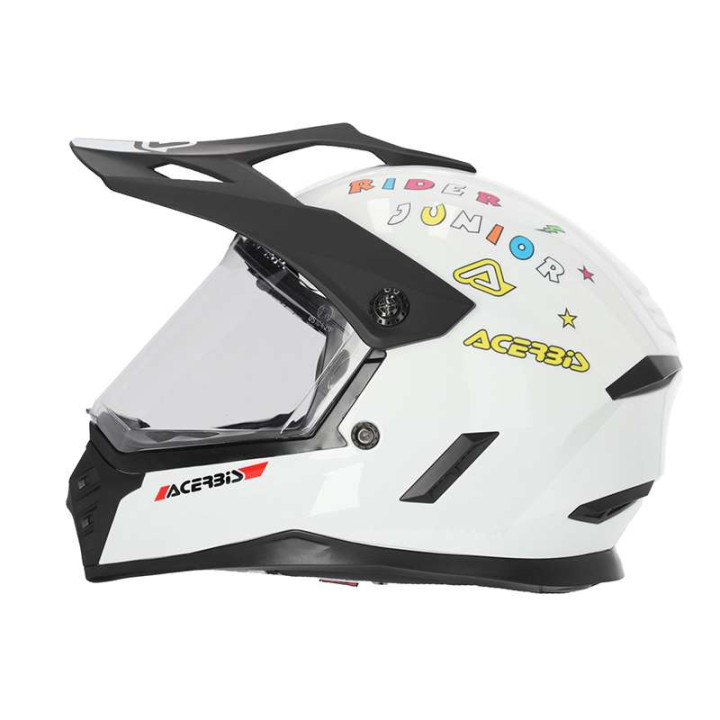 Casque moto enfant Acerbis RIDER JUNIOR 22.06 BLANC Casque moto enfant Acerbis RIDER JUNIOR 22.06 BLANC