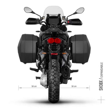 Kit valises Shad SH36 + supports 3P (M0ST14IF) STELVIO 1000