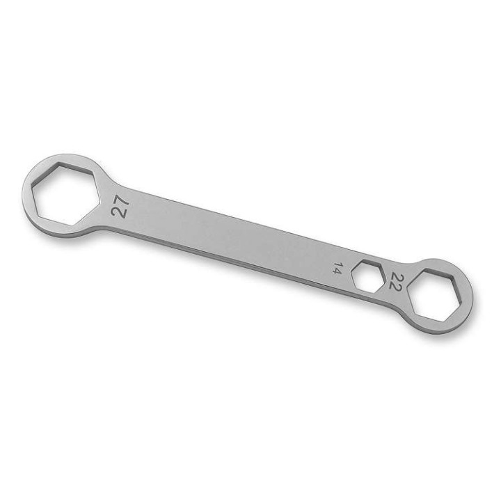 Combination wrench for CruzTOOLS wheel axle 14x22x27