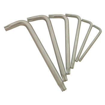 Jeu de 6 clés longues Torx CruzTOOLS