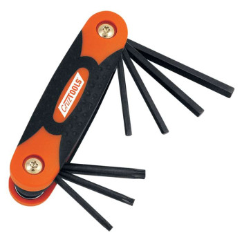 Kit de clés pliantes hexagonales/Torx CruzTOOLS