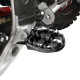Black Zeta Honda CRF1000/1100 XL750 TRANSALP footrest