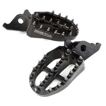 Repose-pieds Noir Zeta Honda CRF1000/1100 XL750 TRANSALP Repose-pieds Noir Zeta Honda CRF1000/1100 XL750 TRANSALP