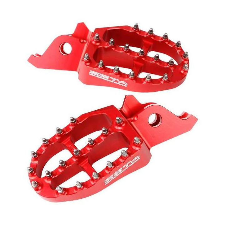 Repose-pieds Rouge Zeta Honda CRF1000/1100 XL750 TRANSALP