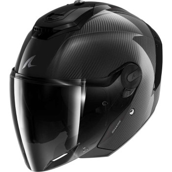 Shark RS JET CARBON SKIN BLACK motorcycle helmet