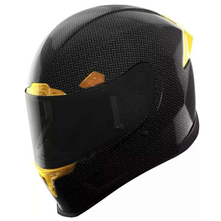 Casque moto Icon AIRFRAME PRO 4TRESS CARBON YELLOW