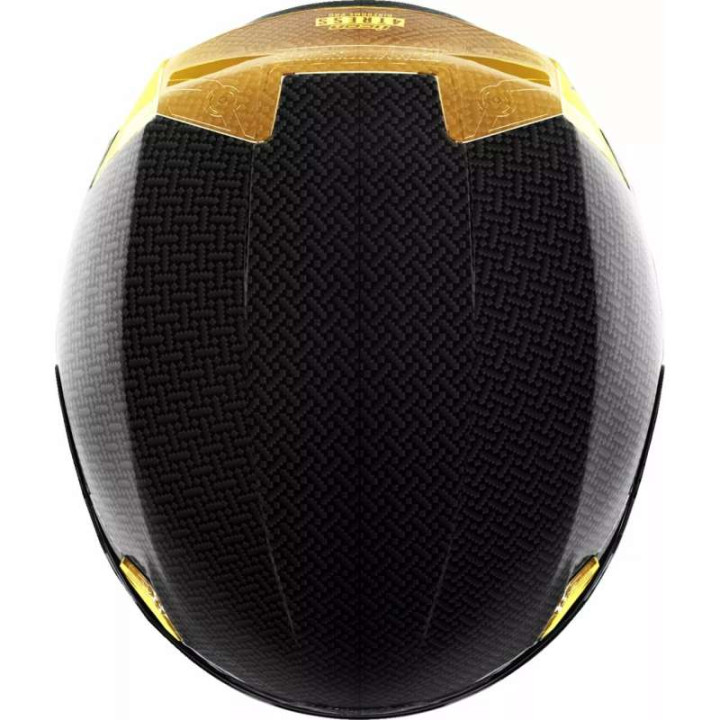 Casque moto Icon AIRFRAME PRO 4TRESS CARBON YELLOW