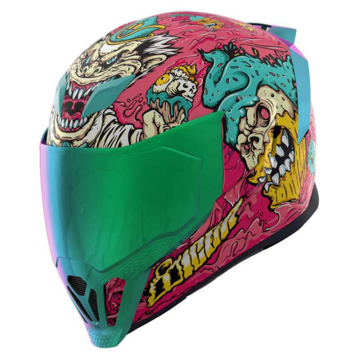 Casque moto Icon AIRFLITE MIPS SNACK ATTACK PINK