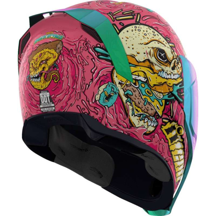 Casque moto Icon AIRFLITE MIPS SNACK ATTACK PINK