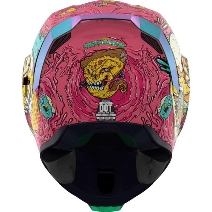 Casque moto Icon AIRFLITE MIPS SNACK ATTACK PINK