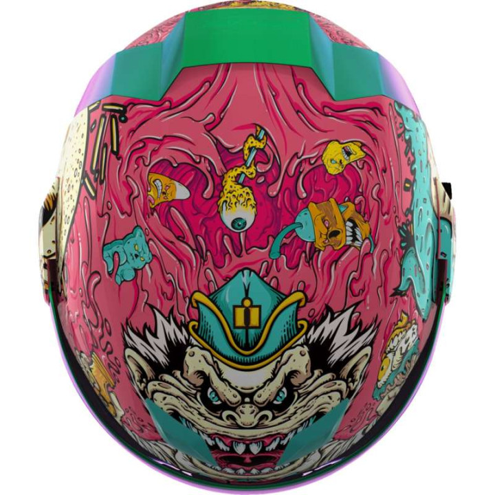 Casque moto Icon AIRFLITE MIPS SNACK ATTACK PINK