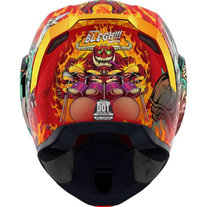 Casque moto Icon AIRFLITE MIPS BLEGH RED