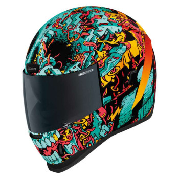 Casque moto Icon AIRFORM MIPS MUNCHIES BLUE