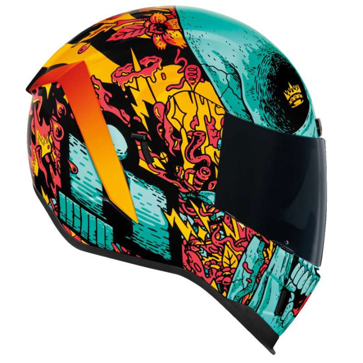 Casque moto Icon AIRFORM MIPS MUNCHIES BLUE