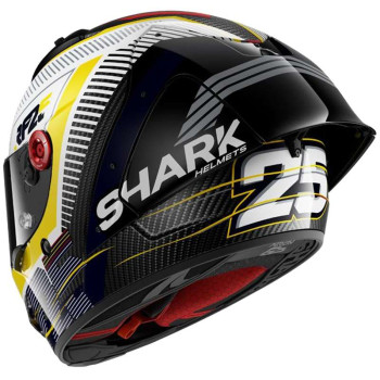 Casque moto Shark AERON-GP CARBON REPLICA RAUL FERNANDEZ BLANC/JAUNE