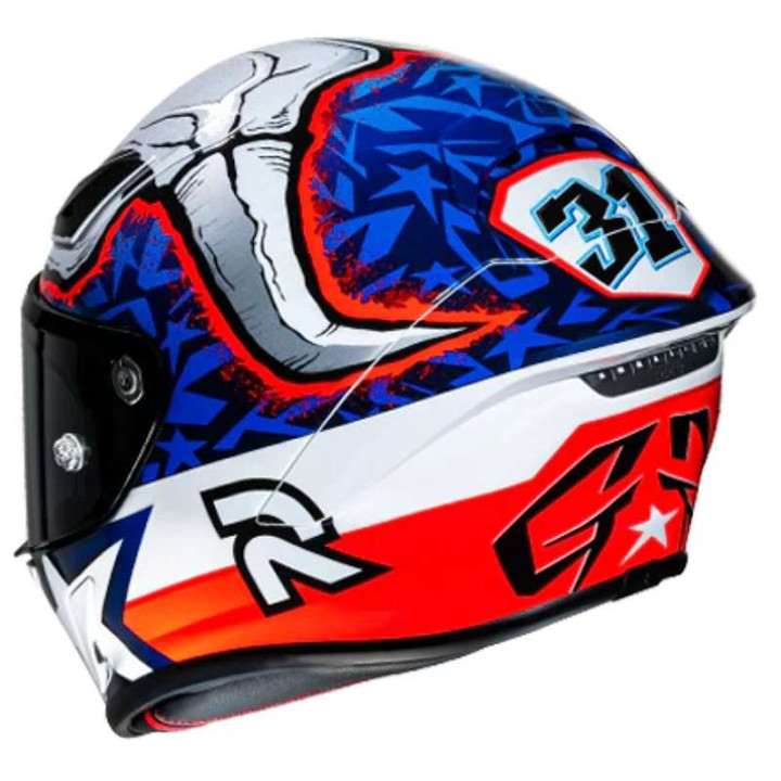 Casque moto HJC RPHA 1 REPLICA GARRETT GERLOFF BLANC / ROUGE