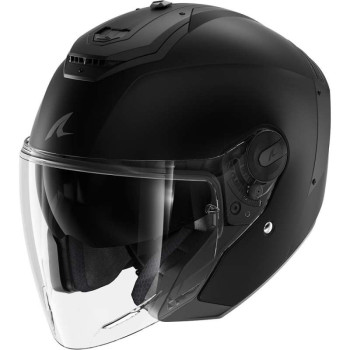 Shark RS JET BLANK BLACK MATT motorcycle helmet