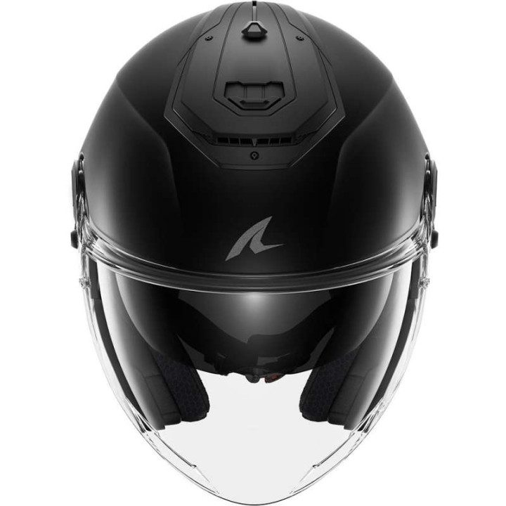 Casque moto Shark RS JET BLANK NOIR MAT