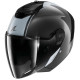 Casque moto Shark RS JET CARBON SKIN ARGENT 