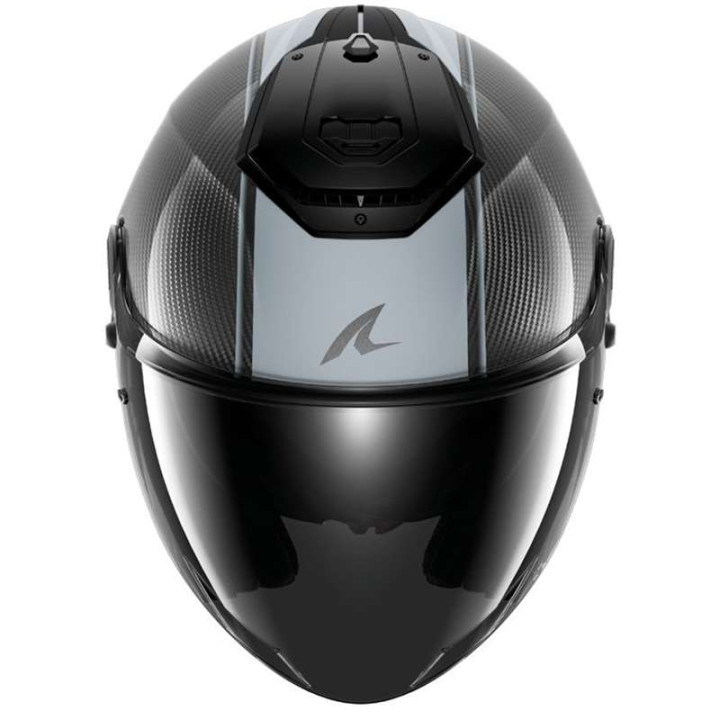 Casque moto Shark RS JET CARBON SKIN ARGENT 