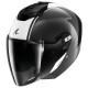Casque moto Shark RS JET CARBON SKIN NOIR/BLANC